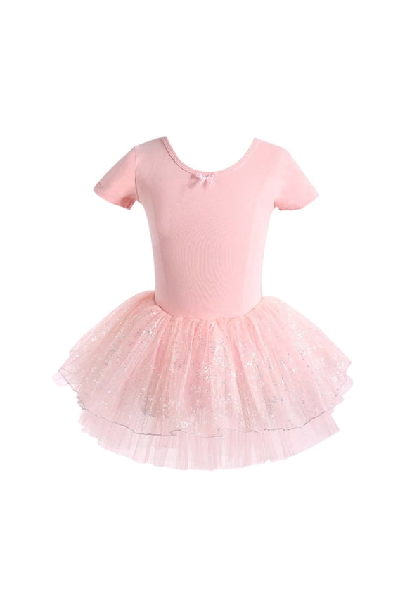 Cute Tops For Girls Dance Leotard Top Comfortable Stretchy Long Sleeve Outfit For Ballet Jazz Gymnastics Performance Practice Girls Tops 1-2 Years 105