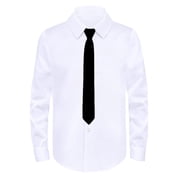Bmisegm Cute Tops For Long Sleeve Dress Shirt For Boys And Girls Classic Comfortable Formal School Wear Kids Button Down Top Long Sleeve Shirts For Boys 14-15 years 170
