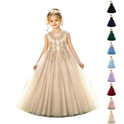 Bmisegm Flower Girl Dress Lace Bridesmaid Dress Flower Kid Wedding Ball Gown Toddler Princess Pageant Evening Dresses