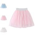 thumbnail image 1 of Bmisegm Girls Skirts Layered Mesh Tutu Party Dance Performance Skirt with Dot Print School Skirts for Girls 7-8 Years, 1 of 9