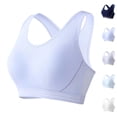thumbnail image 1 of Bmisegm Girls Sports Bra High Support Workout Top for 12-18 Years Daily Bra for Girls Light Blue 15-16Years, 1 of 8