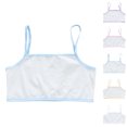 thumbnail image 1 of Bmisegm Girls Sports Bra Seamless Crop Top Camisole Training Tank Top for 8-14 Years Bra for Girls Sky Blue 9-13 Years, 1 of 6