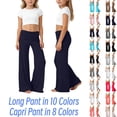 thumbnail image 1 of Bmisegm Girls Wide Leg Pants Waist Pleated Yoga Pure Color Loose Casual Everyday Comfort Trousers for for Girls Age 5-14 01_Navy,13-14 Years, 1 of 6