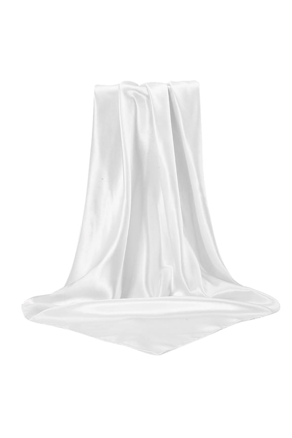 Turban Large Square Satin Head Scarf Silk Hair Scarf Square Hair Bandanas Large Sleeping Wraps Women Womens Turbans and Head Wraps