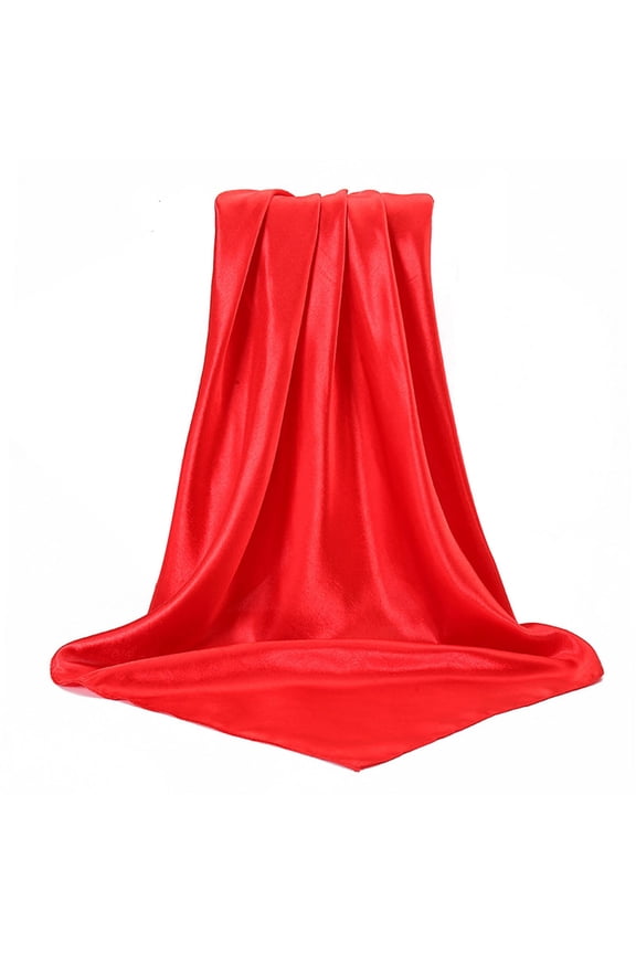 Turban Large Square Satin Head Scarf Silk Hair Scarf Square Hair Bandanas Large Sleeping Wraps Women Womens Turbans and Head Wraps