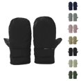 thumbnail image 1 of Bmisegm Kids Ski Snow Gloves Lined Cold Weather Boys Girls Winter Gloves Ski Mittens Thermal Insulated Handwear Black_001 L, 1 of 3