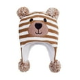 Bmisegm Knit Hat Winter with Bear Ears Soft Warm Lined Thermal Ear Cap ...