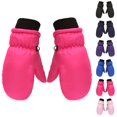 thumbnail image 1 of Bmisegm Kids Winter Snow Ski Gloves Windproof Outdoor Skating Snowboarding Boys Girls Winter Gloves Insulated Cold Weather Mittens Hot Pink L, 1 of 6