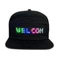 Bmisegm Unisex Cap Yoyoway Led Rolling Display Hat Led Rolling Display ...
