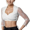 thumbnail image 1 of Bmisegm Ladies German Oktoberfest Bavarian National Dress Casual Skirt Gothic Top Dress for Women White S, 1 of 7