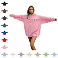 thumbnail image 1 of Bmisegm Mens Hoodie Valentine's Day Color Stripe I Love You Statement Design Front Pocket Pullover Long Sleeve Drawstring Hood Loose Drop Shoulder Hoodies for Women, 1 of 7