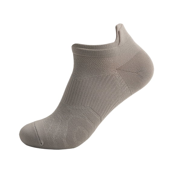 Bmisegm Outdoor Sports Socks for Men and Women Fitness Running Socks Thin Socks Shallow Cut Summer Breathable Socks Quick Drying Boat Socks Grey One Size