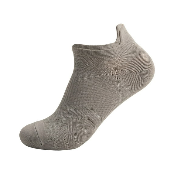 Bmisegm Outdoor Sports Socks for Men and Women Fitness Running Socks Thin Socks Shallow Cut Summer Breathable Socks Quick Drying Boat Socks Grey One Size