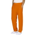 thumbnail image 1 of Bmisegm Pants for Kids Boys Solid Color Casual Trousers Long Bottoms with Comfortable Elastic Waist Play and School Wear Kids Pants Orange 7-8 Years, 1 of 8