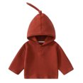 thumbnail image 1 of Bmisegm Shirts For Soft Boys Hooded Sweatshirt Comfortable Kids Pullover Top Breathable Toddler Casual Wear For Autumn And Spring Season Boys Tops Tees & Shirts 9-12 Months 80, 1 of 1