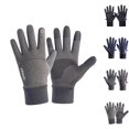 thumbnail image 1 of Bmisegm Snow Gloves for Men Women Winter Buckle Riding Warm Windproof Waterproof Touchscreen Outdoor Ski Mittens Grey, 1 of 4