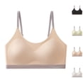 thumbnail image 1 of Bmisegm Sports Bra Girls Adjustable Sports Vest for 12-16 Years School Development Bra Girls Pink 13-14 Years, 1 of 8