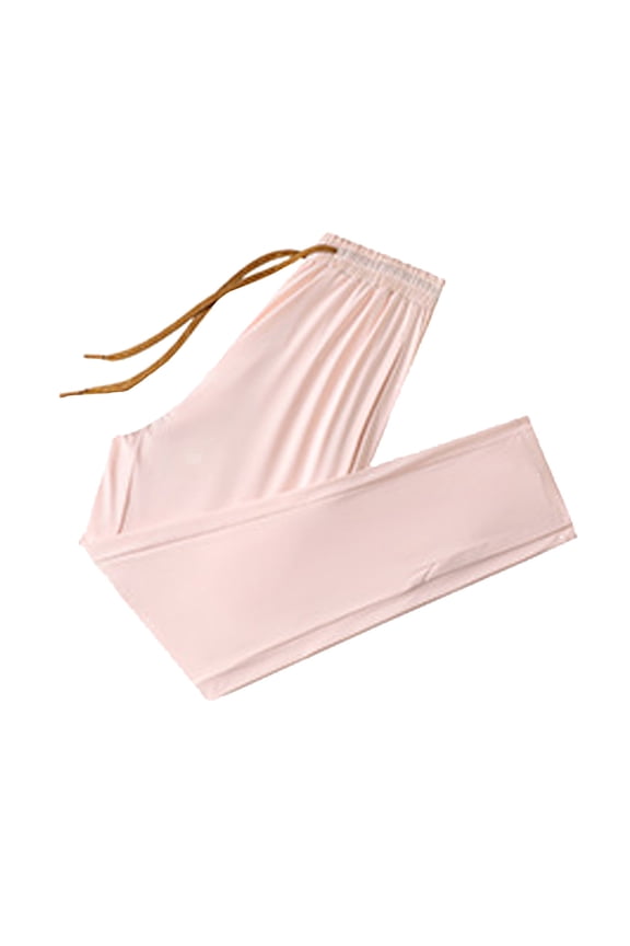 Stylish Women's Casual Pants for Everyday Comfort and Style Super Stretchy Material for Freedom of Movement Versatile Sleepwear and Jogging Option Ideal for Relaxing and Lounging Light Pink S