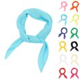 thumbnail image 1 of Bmisegm Summer Scarf for Women Lightweight Candy Colored Chiffon Square Soft Fashion Elegant Dance Art Silk Neckerchief Mint Green, 1 of 5