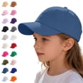 thumbnail image 1 of Bmisegm Sun Hat for Baby Kids Sun Hat for Boys and Girls UPF 50+ Wide Brim Summer Beach Hat with Neck Adjustable Chin Strap Toddler Hat Blue,5-8 Years, 1 of 4