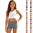thumbnail image 1 of Bmisegm Swim Shorts Girls Solid Color Casual Swim Bottoms Lightweight Nylon Beachwear with Elastic Waistband for Summer Girls Bathing Suits 4-14Y 02_OTHER,13-14 Years, 1 of 6