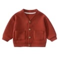 thumbnail image 1 of Bmisegm Tops Boys Knit Pullover Sweater Soft Comfortable Kids Casual Outerwear Top For And Toddlers Fall Winter Wear Birthday Boy Shirt 1-2 Years 80, 1 of 1