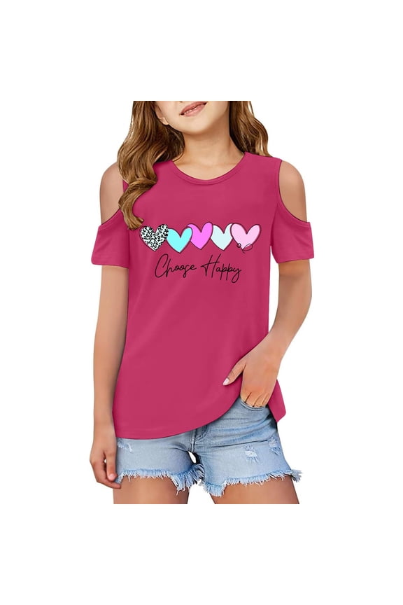 Teen Tops Sleeveless Printed T-Shirt For Children 3 12 Years Casual Summer Tank Top For Kids Playwear Girls Tops 4-5Years 120