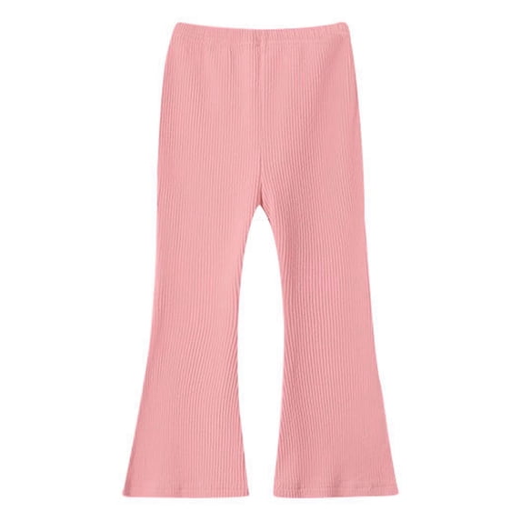 Bmisegm Toddler Boy Pants Micro Flare Pants Girls Stretch Outer Layer Leggings pants for boys 120/5 120/5