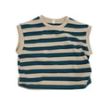 thumbnail image 1 of Bmisegm Toddler Boys Sleeveless Summer Casual Striped Tops Beach Holiday Shirts Vest 4-5 Years 110, 1 of 3