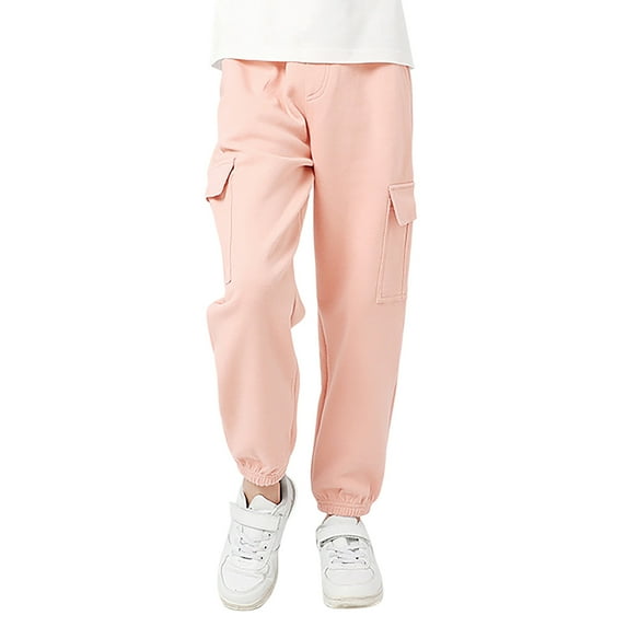 Bmisegm Toddler Pants Girls Autumn Style Leggings Pants Sports Elastic Childrens Pants Babys Boys Pants Pure sweat pants for girls 13-14 Years 160