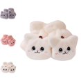 thumbnail image 1 of Bmisegm Warm Gloves for Women Convertible Mitten Style Cat Accent Touchscreen Button Detail Cold Weather Gloves White One Size, 1 of 5