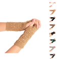 thumbnail image 1 of Bmisegm Winter Gloves Women Women Knitted Wool Open Finger Half Finger Short Warm Pattern Mittens C, 1 of 5