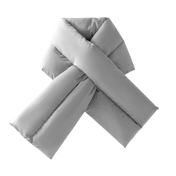 Bmisegm Winter Scarves for Men and Women – Windproof Solid Neck Warmer with Cozy Warmth for Cold Season Grey_01 One Size