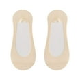 thumbnail image 1 of Bmisegm Women's Thin No Show Low Cut Liners Socks for Loafer Hidden Breathable Non Beige One Size, 1 of 5