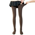 thumbnail image 1 of Bmisegm Womens High Socks Opaque Thigh High Stockings Thigts Hosiery Coffee One Size, 1 of 7