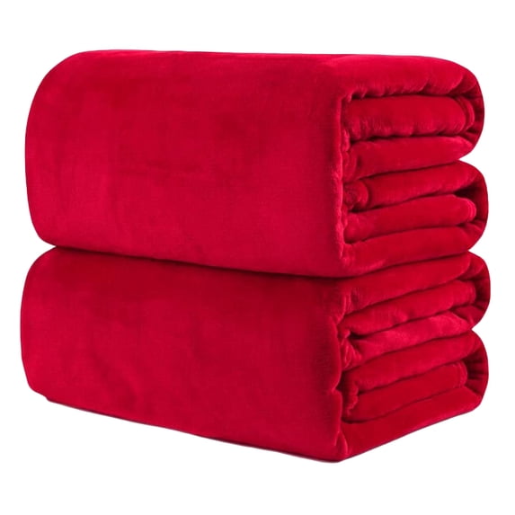 Bmnmsl 50x70cm Home Super Warm Solid Micro Plush Fleece Blanket Rug Sofa Bedding