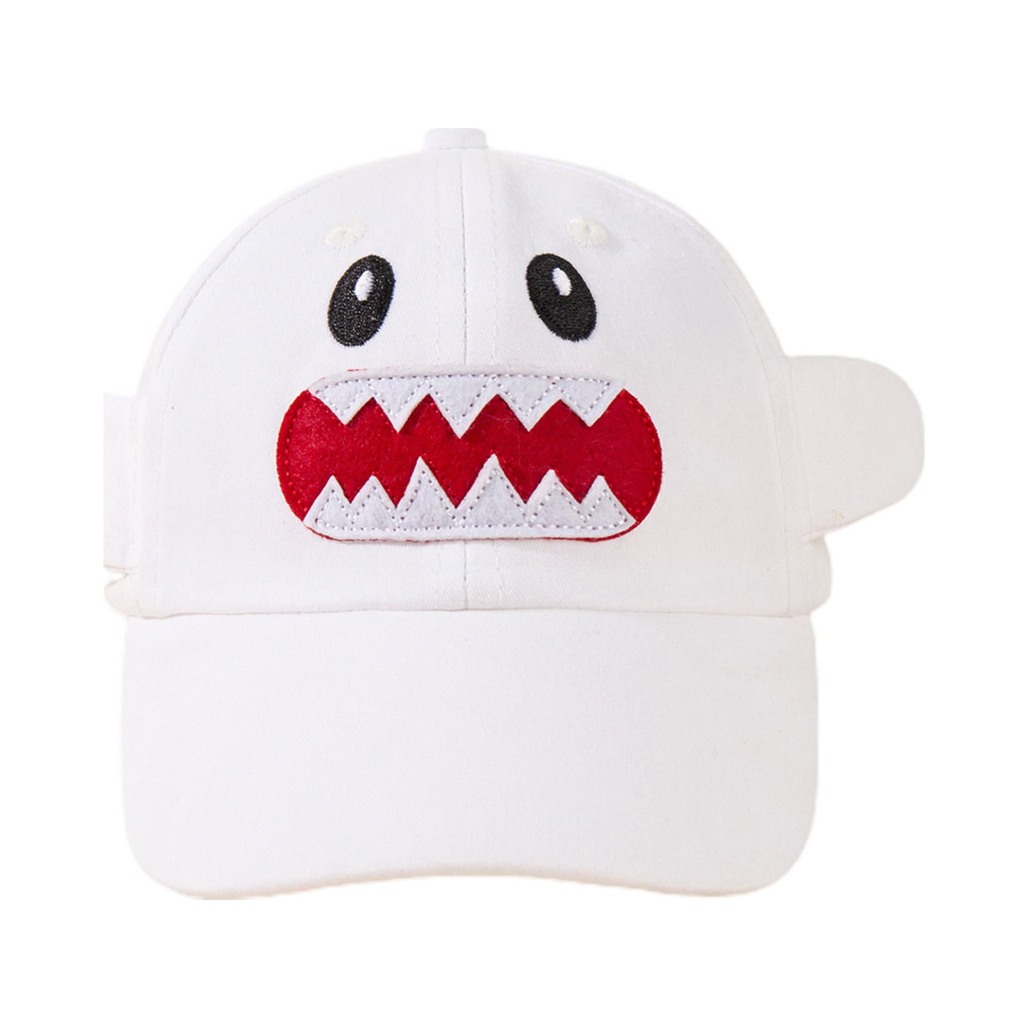 Bmnmsl Baby Baseball Cap Shark Mouth Embroidery Sun Trucker Hat with