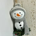 Bmnmsl Christmas Tree Decorations Cute Wooden Snowman Hanging Ornaments