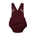thumbnail image 1 of Bmnmsl Newborn Baby Boy Girl Romper Bodysuit Sunsuit Summer Outfit Set Clothes, 1 of 5