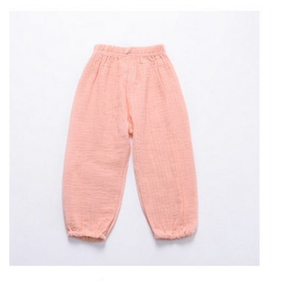 Bmnmsl Summer Baby Kids Boy Girl Summer Casual Loose Pants Plain Harem Trousers