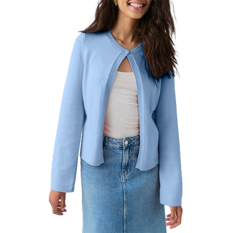 New Knit Long Sleeve Thin Coat New Knit Long Sleeve Thin Coat