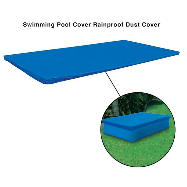 Bmnokb Cloth Pool Cover Inflatable Pool Cover PE Rectangular Pool Cover