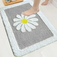 Bmnokb Living Room Bedroom Straight Plush Carpet Floor Mats Bathroom