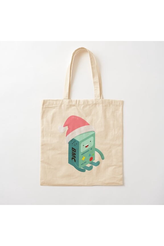 Bmo At Adventure Time Canvas Tote Bags, Reusable Shopping Bag
