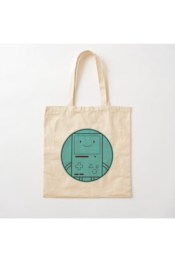 Bmo Outline Only Canvas Tote Bags, Reusable Shopping Bag