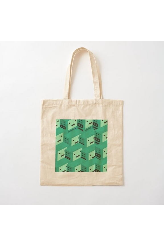 Bmo Pattern Canvas Tote Bags, Reusable Shopping Bag