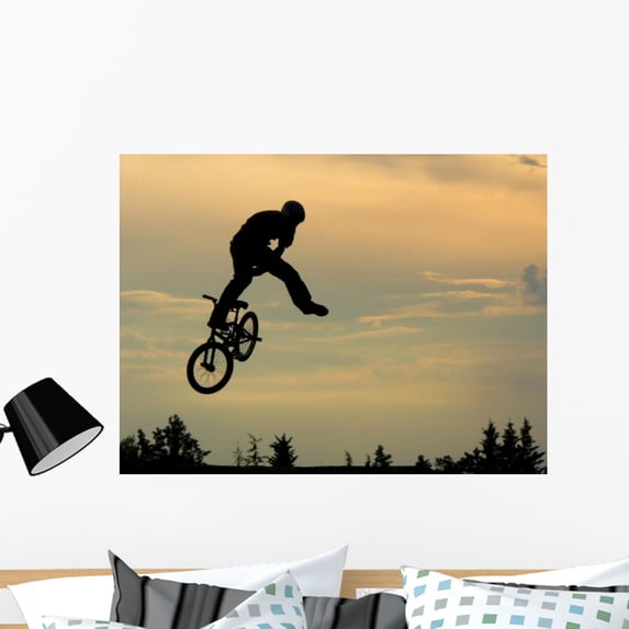 Bmx 6 Wall Mural Decal Sticker, Wallmonkeys Peel & Stick Vinyl Graphic (36 in W x 27 in H)