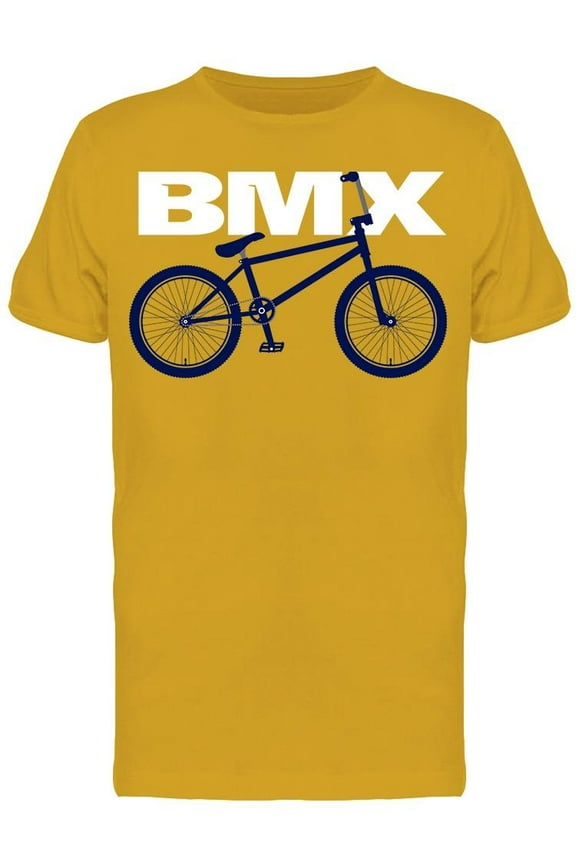 Bmx Bicycle Design T-Shirt Men -Image by Shutterstock, Male Medium