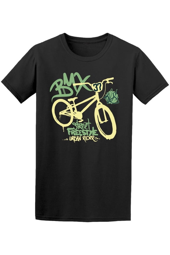 Bmx Bike Street Grafitti Tee Men's -Image by Shutterstock