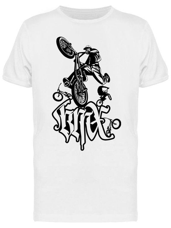 Bmx Freestyle Slogan T-Shirt Men -Image by Shutterstock, Male Medium